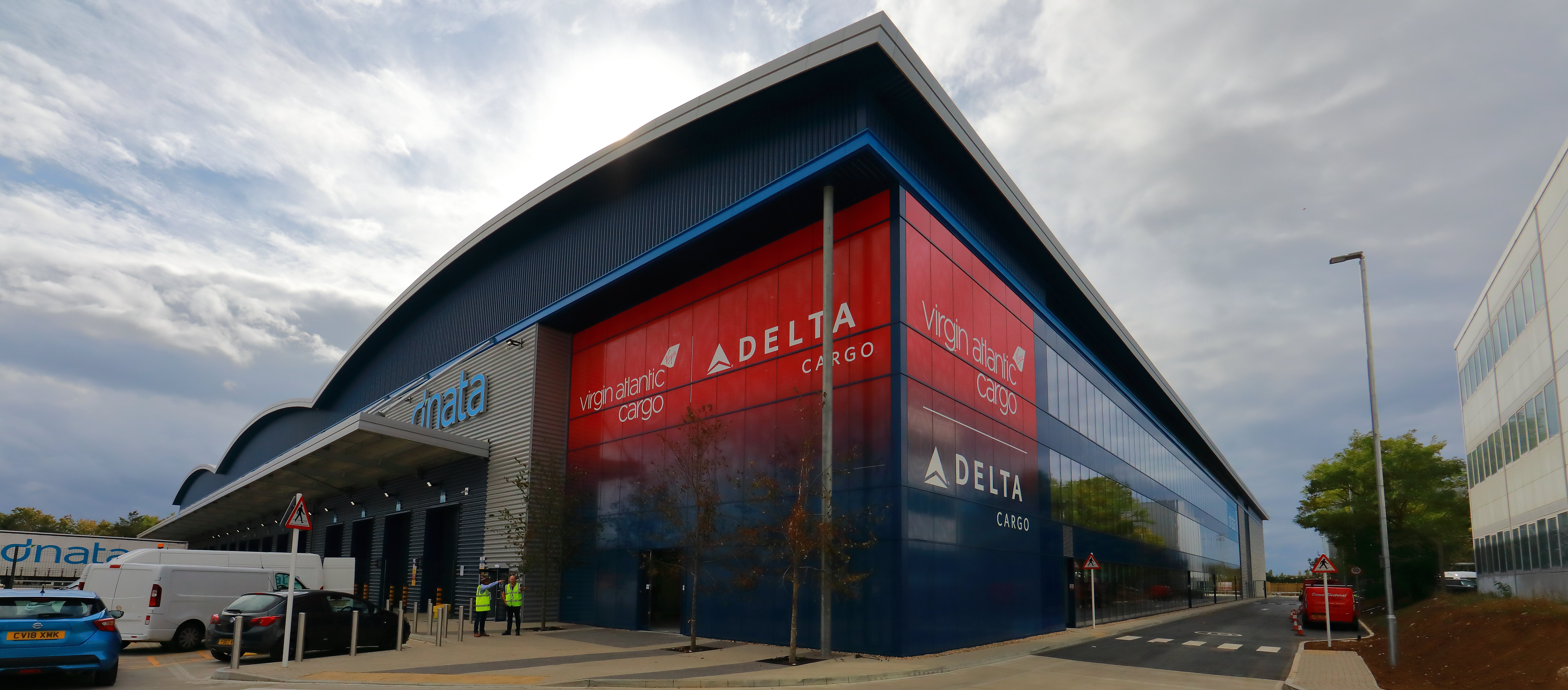 The new Virgin Atlantic and Delta Cargo export facility at Heathrow